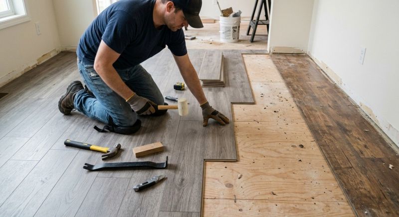 Laminate Floor Installation in Langley, WA