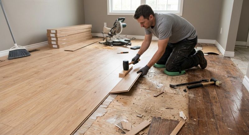 Laminate Floor Replacement in Edmonds, WA