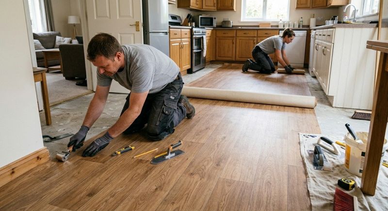 Linoleum Floor Installation in Kirkland, WA