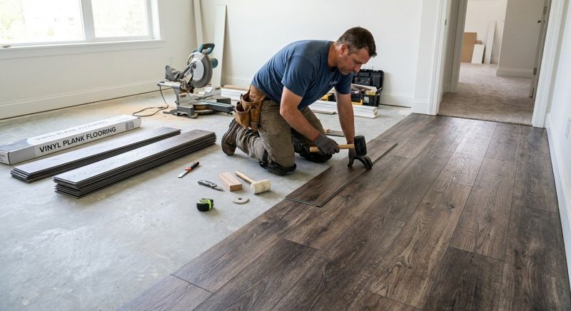 Linoleum Floor Installation in Mercer Island, WA