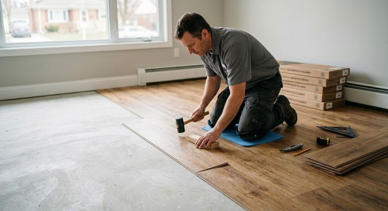 Linoleum Floor Installation in Vashon, WA