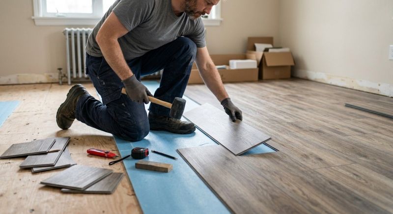 Linoleum Floor Installation in Vashon, WA