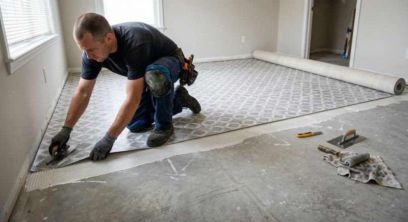 Sheet Linoleum Installation in Sultan, WA