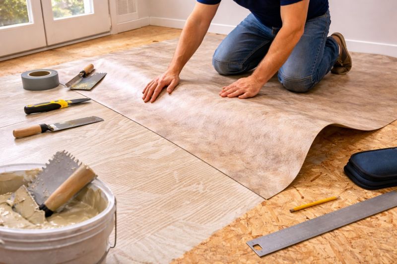 Sheet Vinyl Installation in Everett, WA