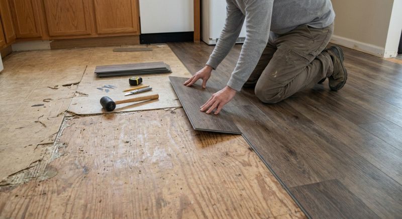 Vinyl Floor Replacement in Kirkland, WA