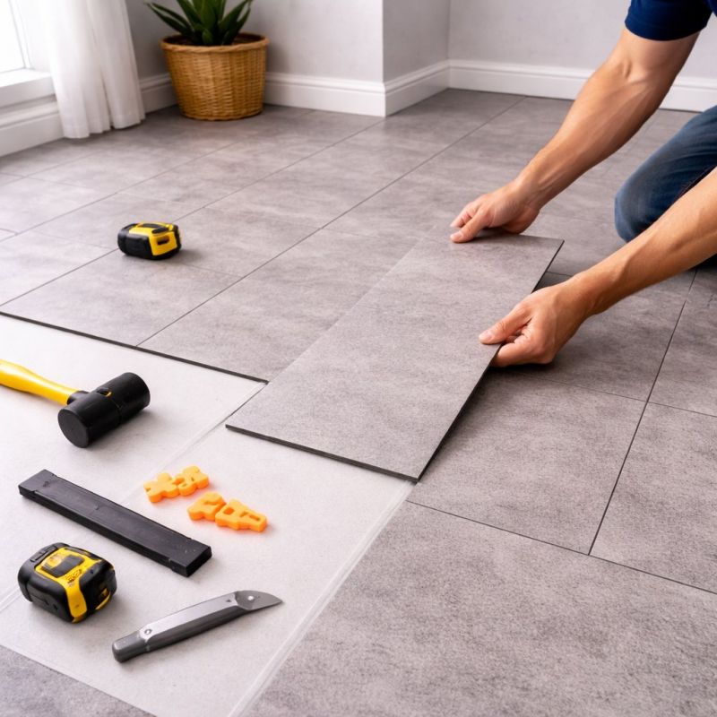 Vinyl Tile Installation in Kirkland, WA