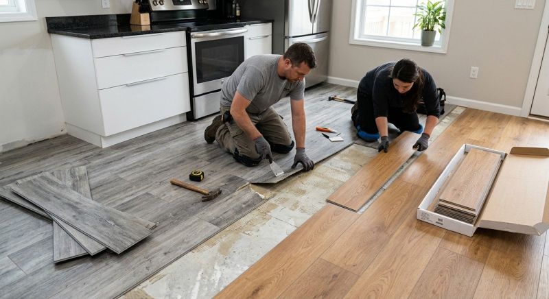 Vinyl Tile Replacement in Kirkland, WA
